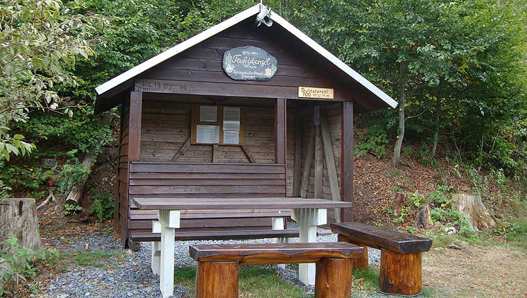 Teufelskanzelhütte bei Piesau